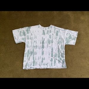lilac tie dye oversized t shirt